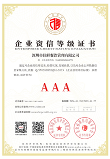 企业资信等级证书